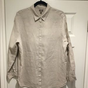 J Jill relaxed linen blouse